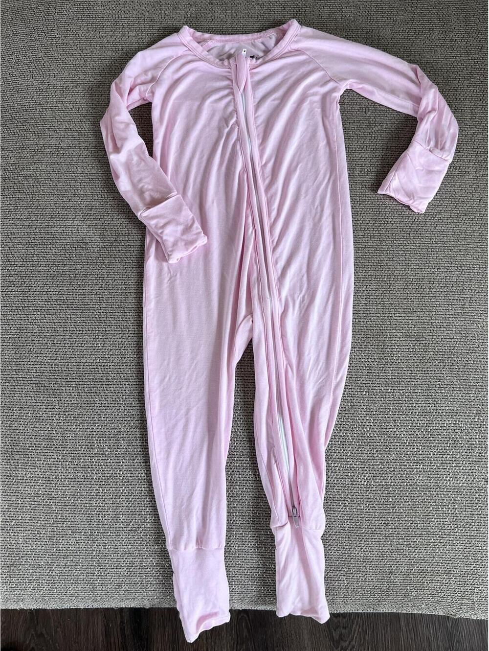 Cozi Baby Pink Bamboo Pajamas